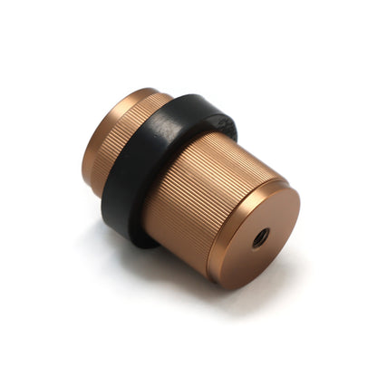 Fluted Round Door Stopper - Rose Gold