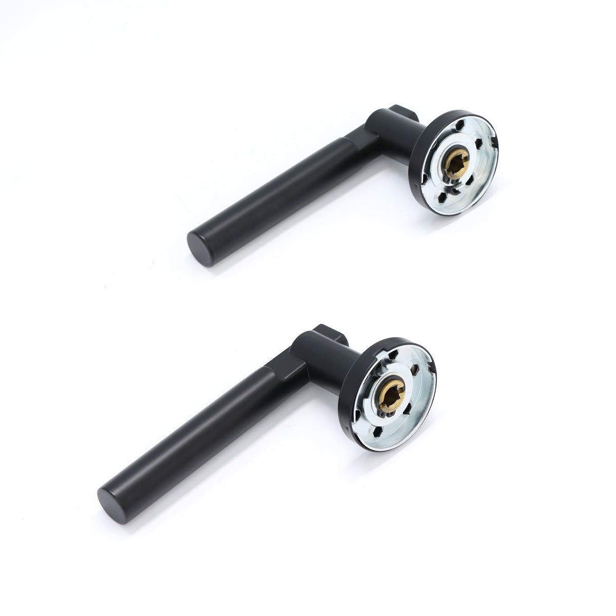 Superior Titan Lever on Round Rose Handle Set - Matt Black