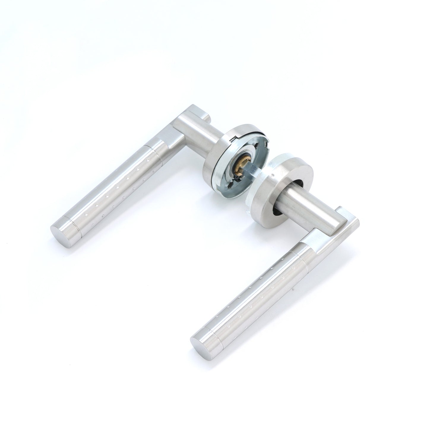 Superior Proxima Lever on Round Rose Handle Set - Satin Stainless Steel