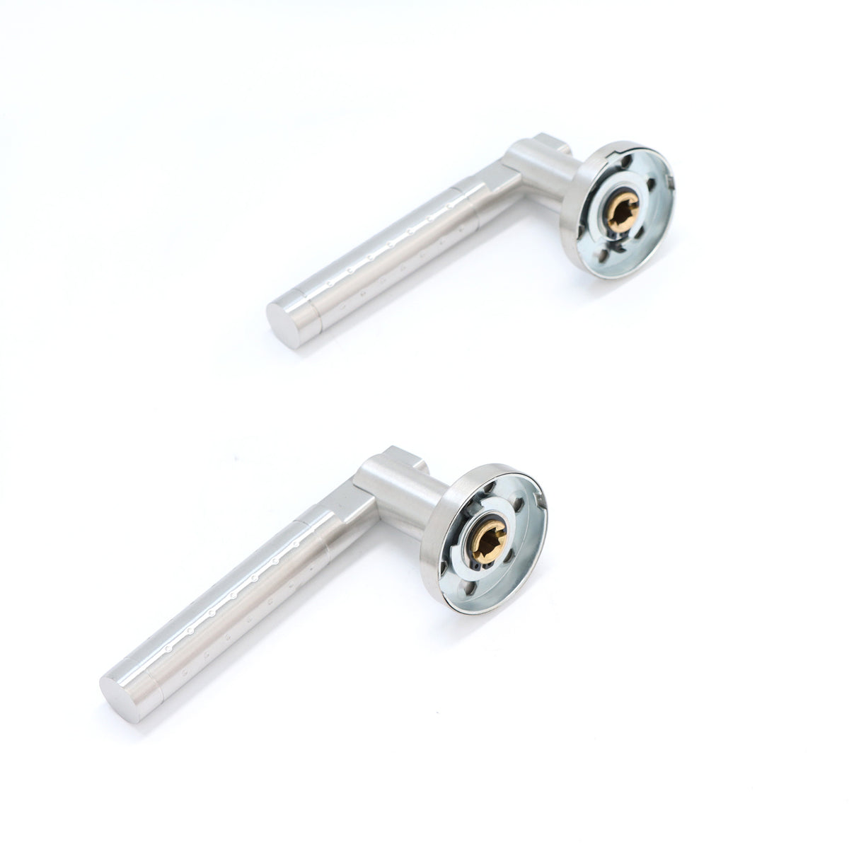 Superior Proxima Lever on Round Rose Handle Set - Satin Stainless Steel