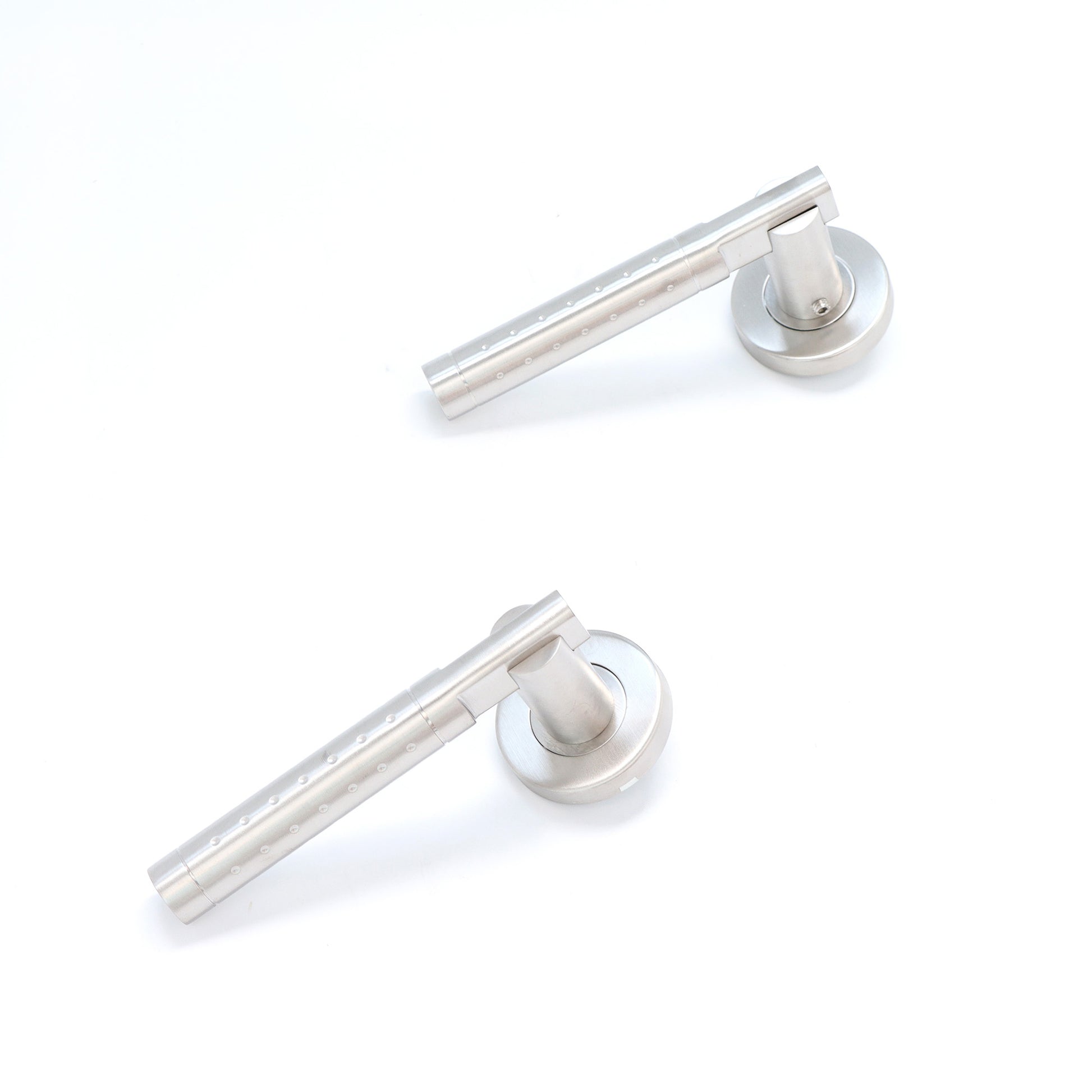 Superior Proxima Lever on Round Rose Handle Set - Satin Stainless Steel