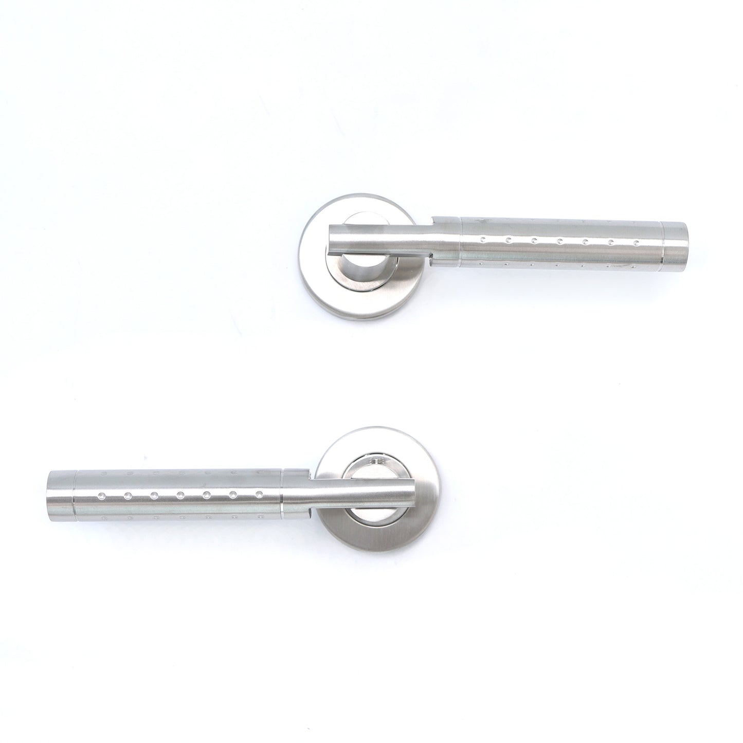 Superior Proxima Lever on Round Rose Handle Set - Satin Stainless Steel
