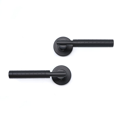 Superior Proxima Lever on Round Rose Handle Set - Matt Black