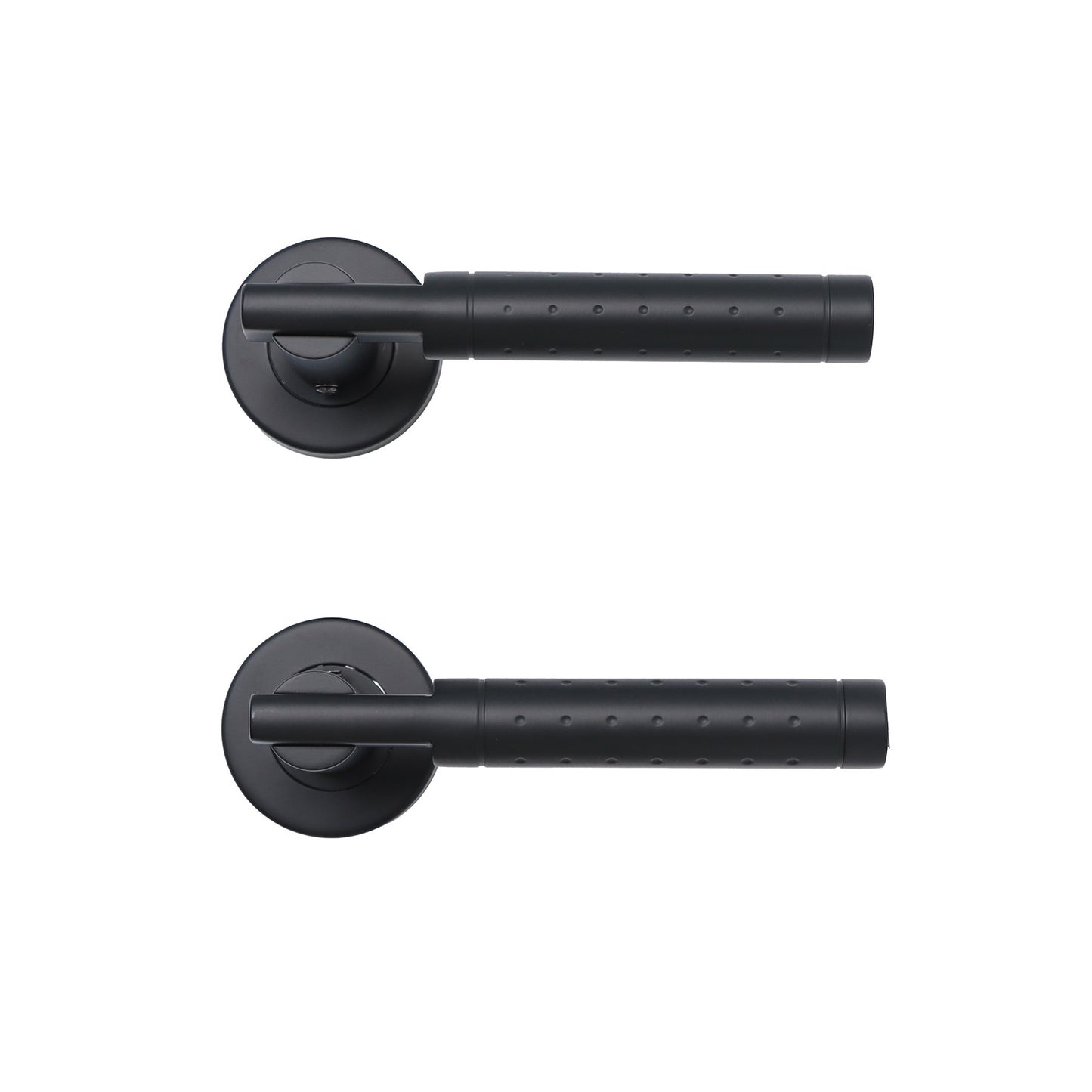 Superior Proxima Lever on Round Rose Handle Set - Matt Black
