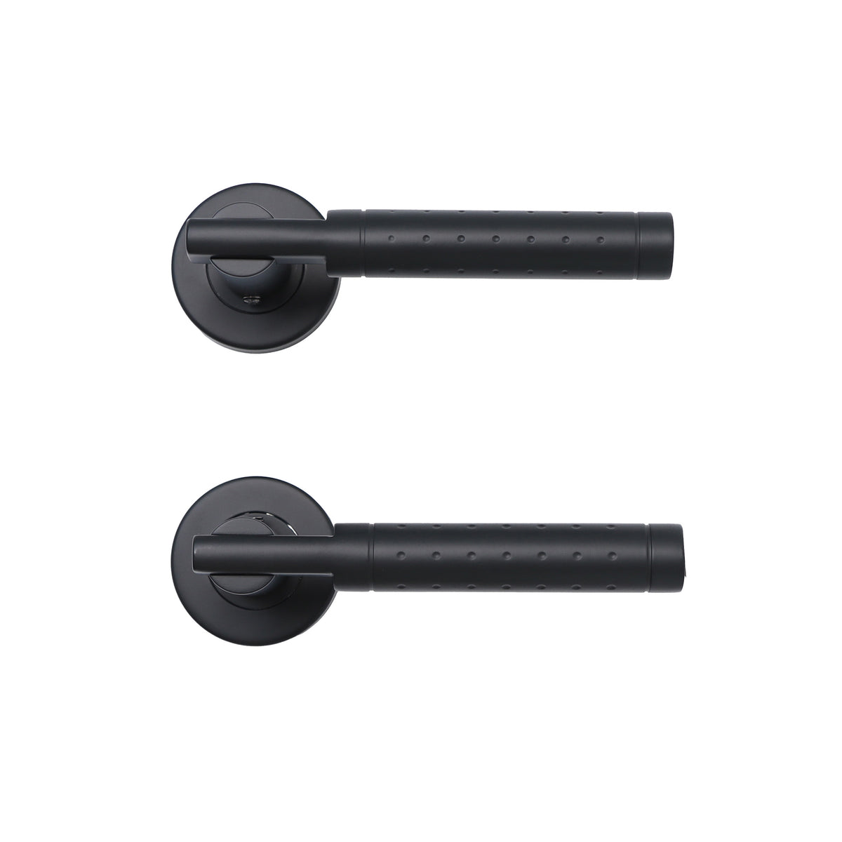 Superior Proxima Lever on Round Rose Handle Set - Matt Black