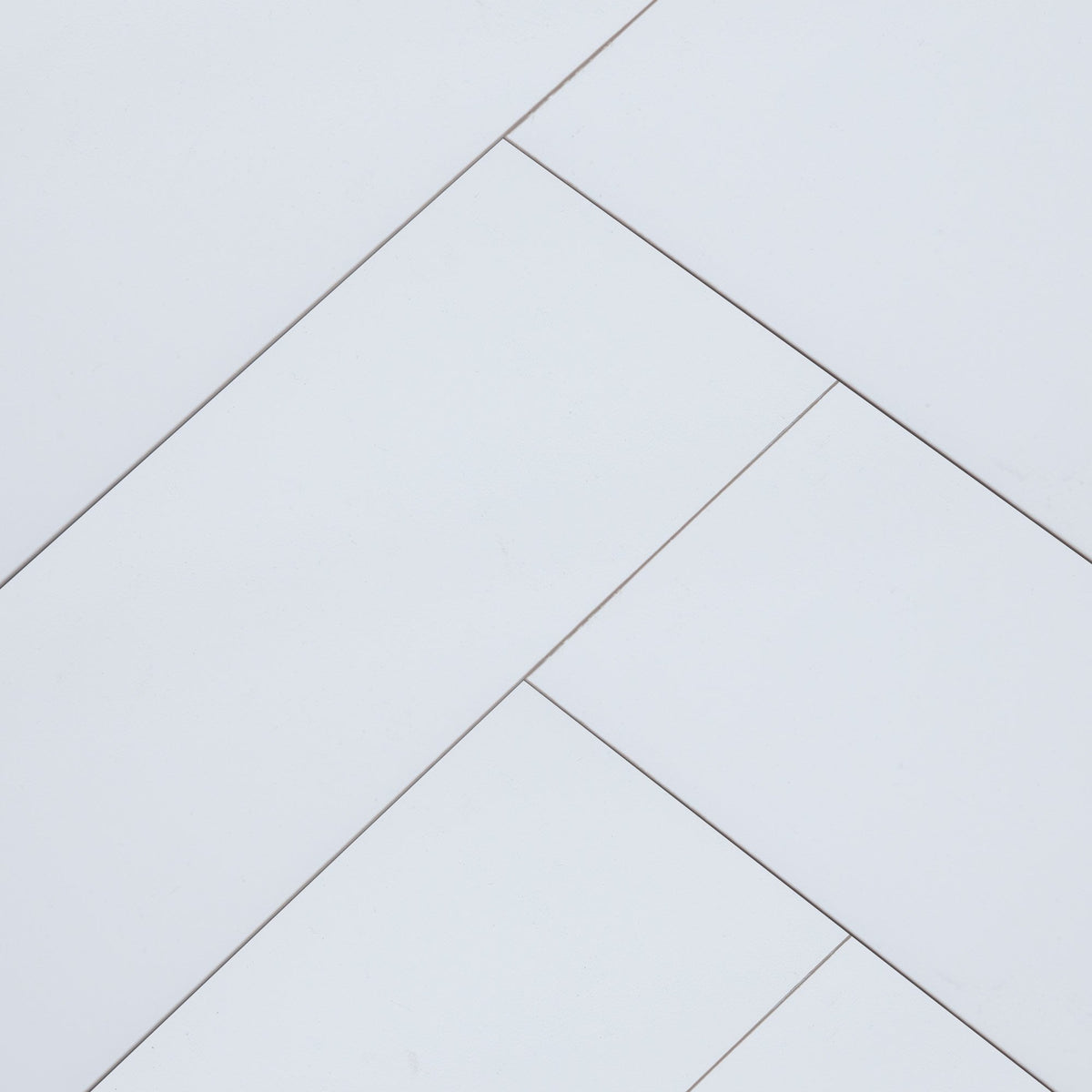 White - Lustre Herrringbone 6mm High Gloss Luxury Vinyl Flooring (122977)
