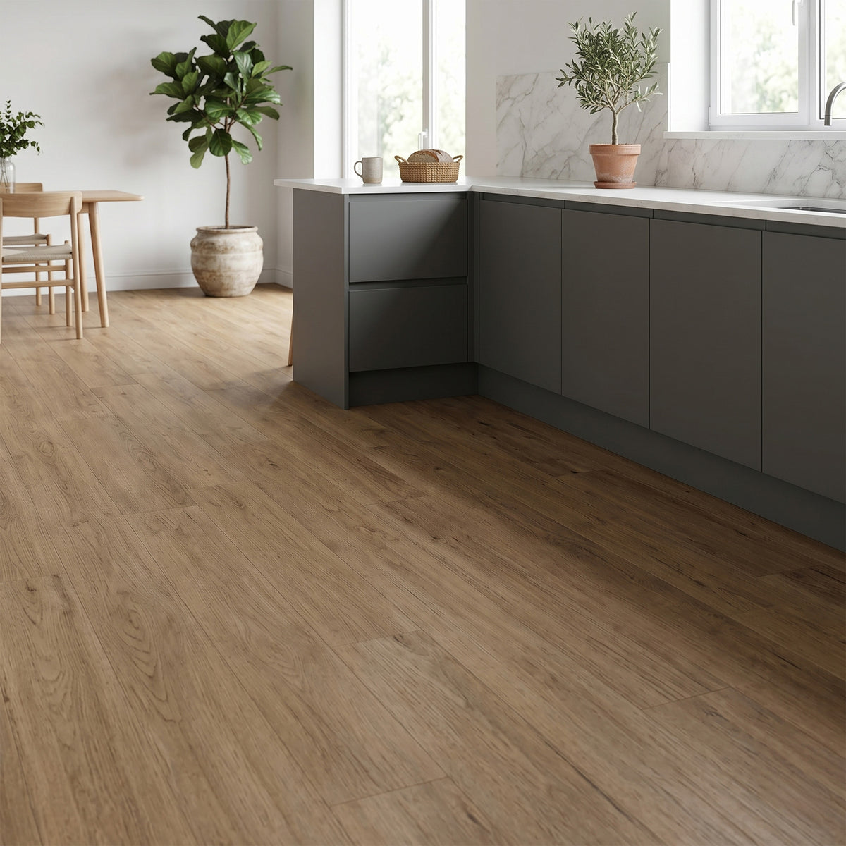 Burnaby Oak - Foundation 2mm UV Coated LVT Flooring