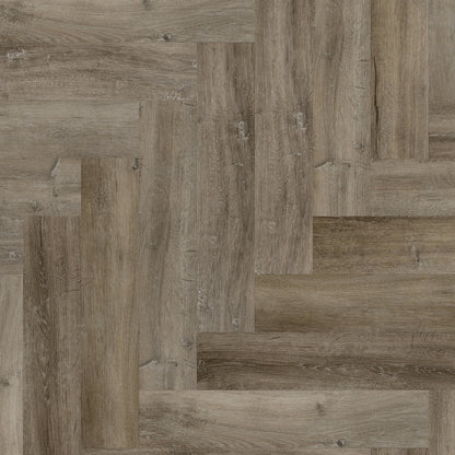 Nelson Oak - Foundation Herringbone 2mm UV Coated LVT Flooring
