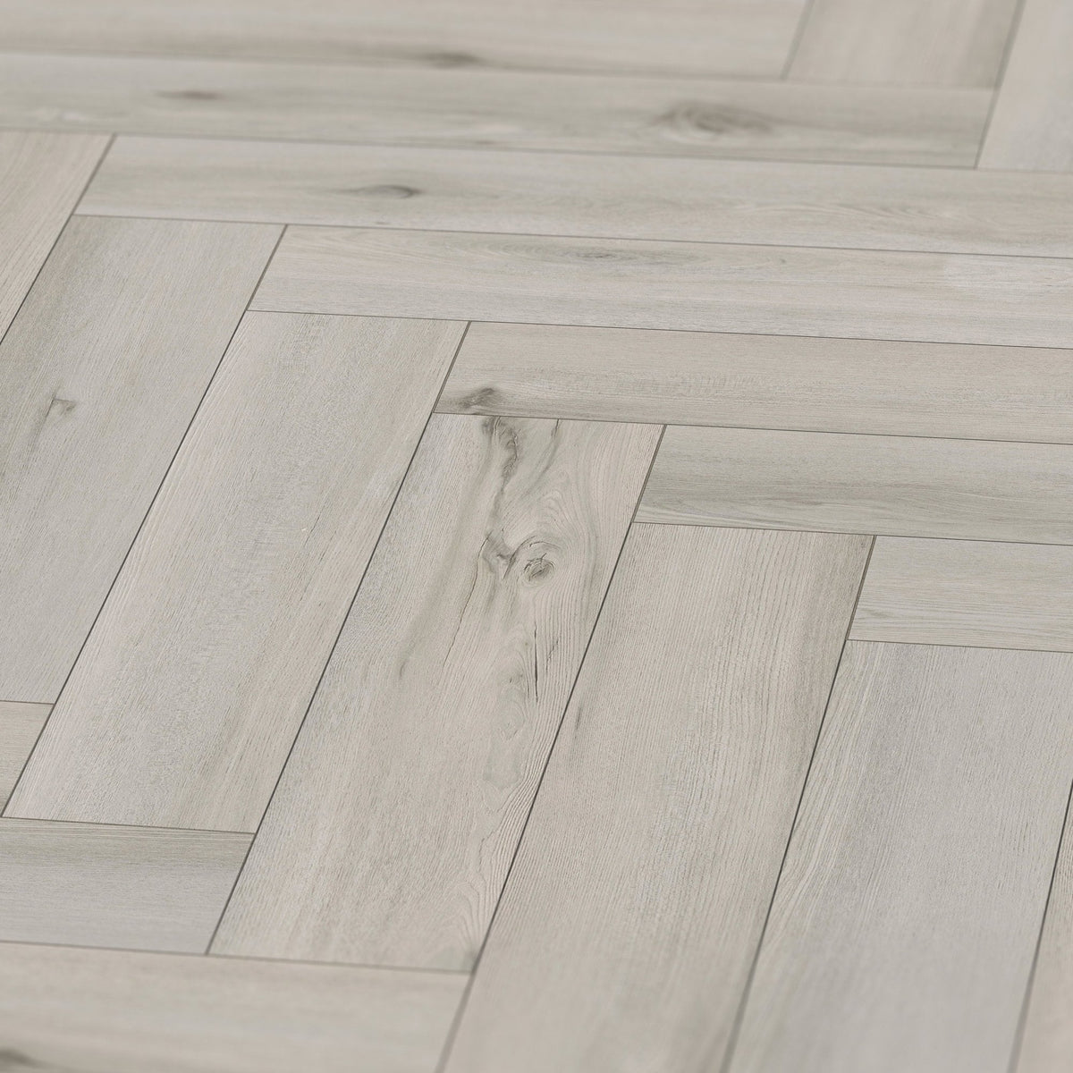 Merritt Oak - Foundation Herringbone LVT 5mm Anti-Microbial UV Coated Rigid Core Vinyl Flooring (123006)