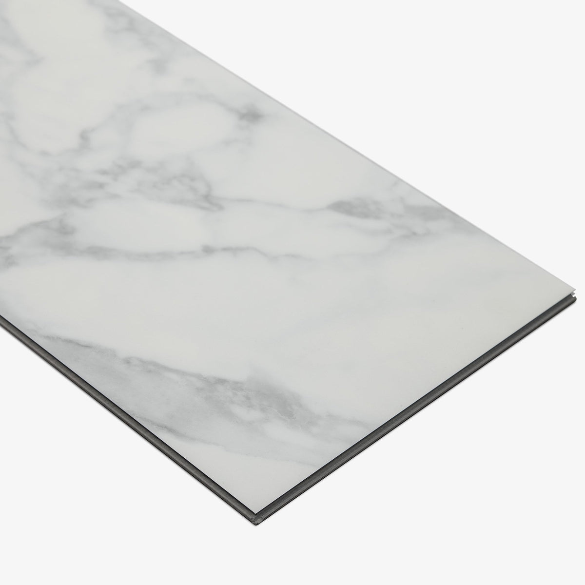 White Marble - Prime Plus 5mm Embossed Purecoat Rigid Core Vinyl Flooring (123024)
