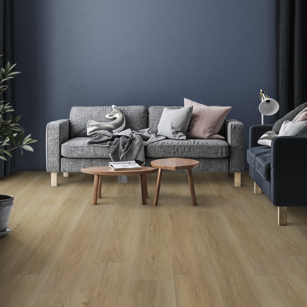 Estevan Oak - Prime Plus 5mm Embossed Purecoat Rigid Core Vinyl Flooring (123023)