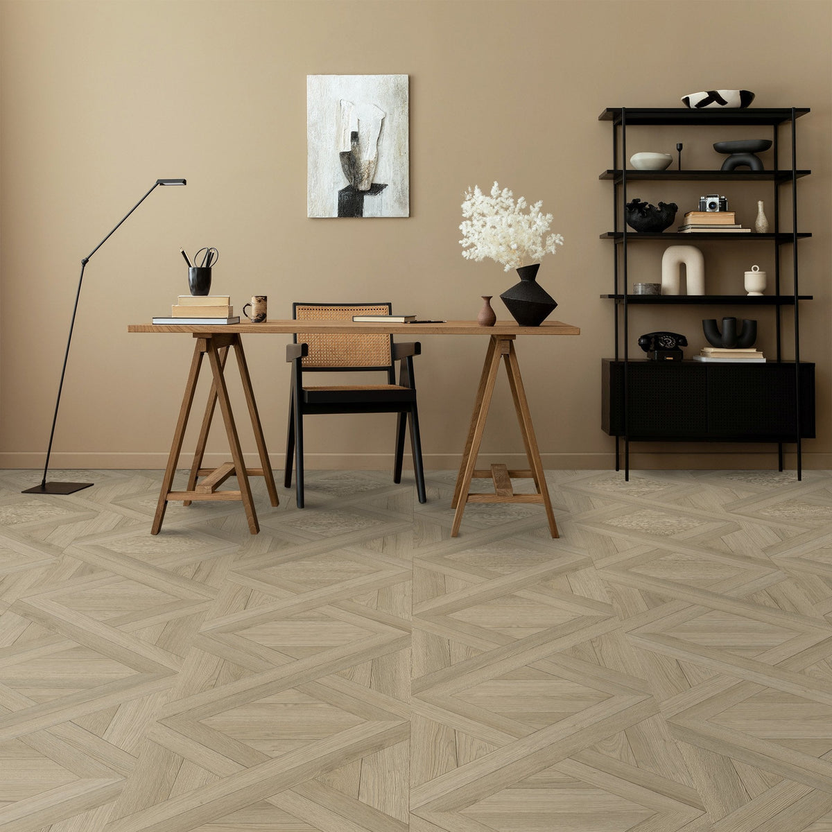 Surrey Oak - Luxe Vision Pre-Grouted 5.5mm Stone Embossed UV Coated Rigid Core LVT Flooring