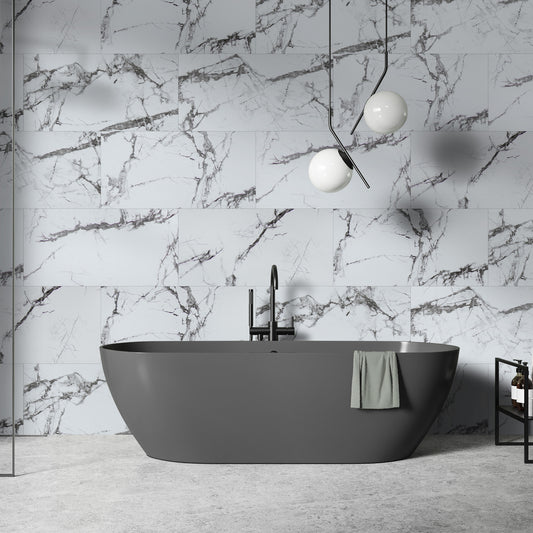 White Marble - Luxe Vision SPC 4mm Waterproof UV Coated Wall Panelling