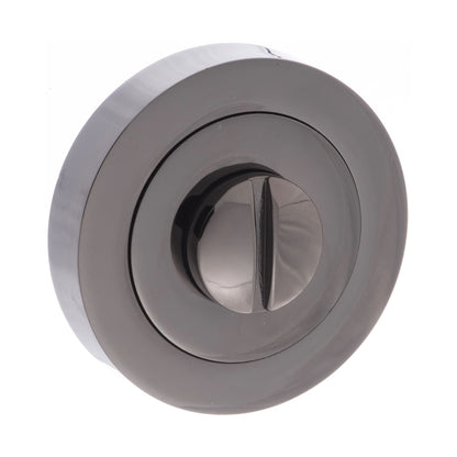 Status Round WC Turn and Release - Black Nickel
