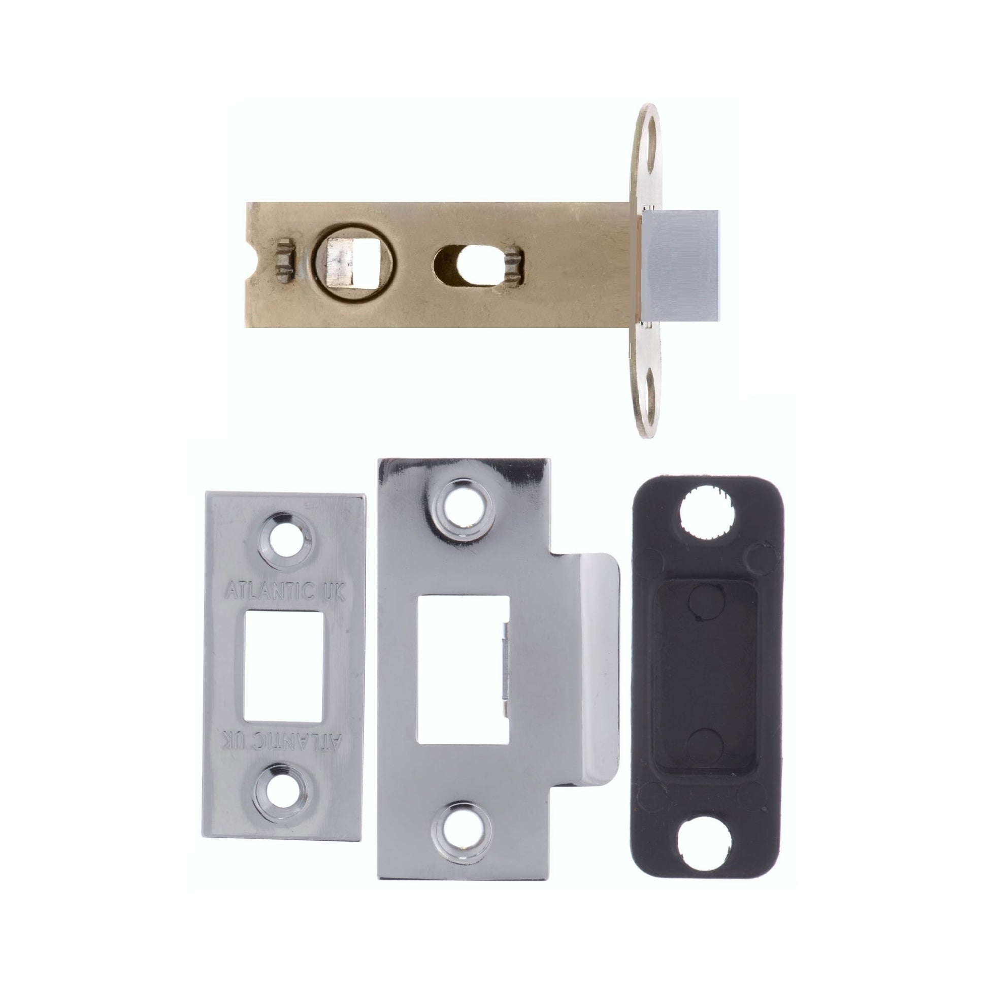 63mm (2.5'') Bolt Through Tubular Latch - Polished Chrome