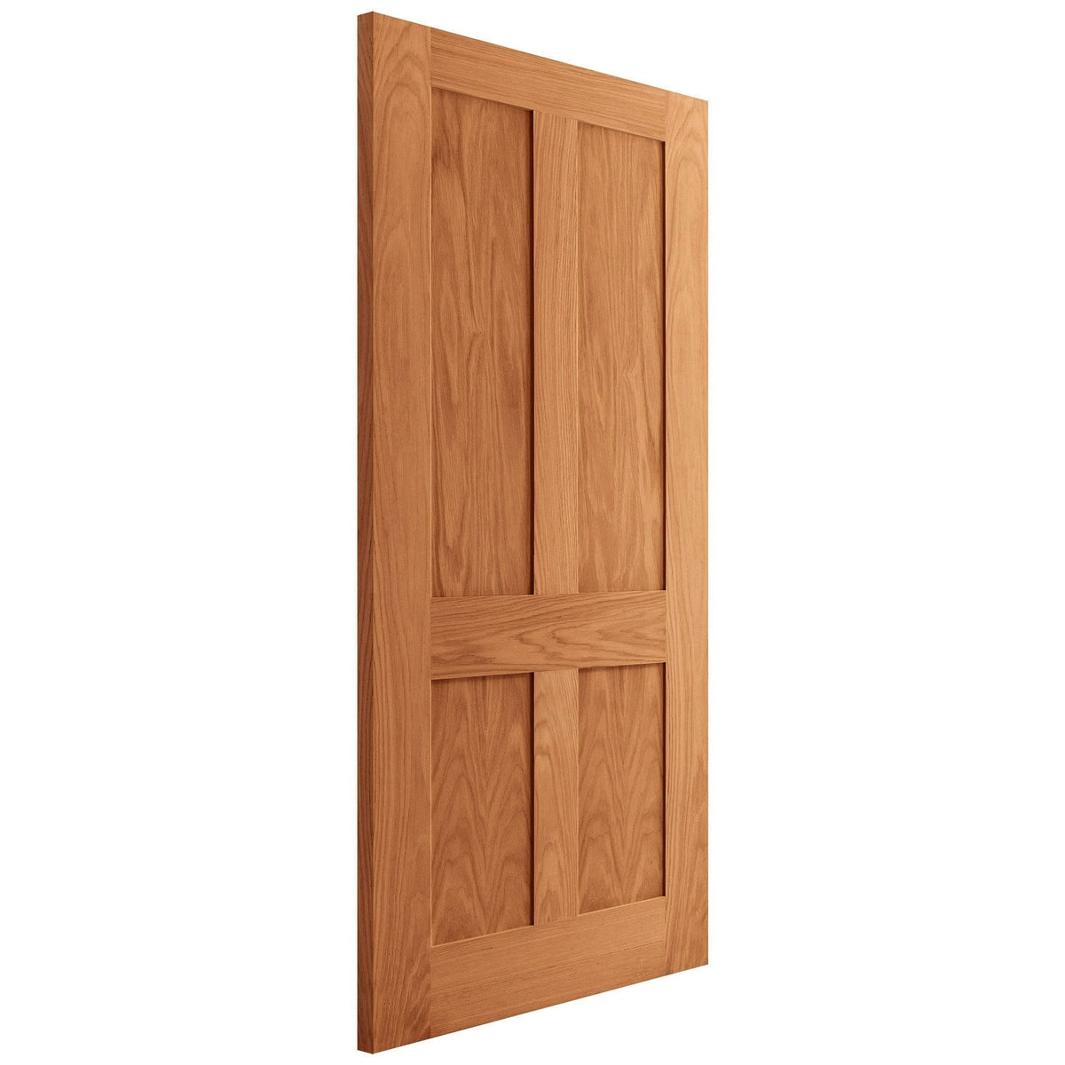 Oak Internal Fully Finished Victorian Shaker Flat Made-to-Measure FD30 Fire Door (122613)