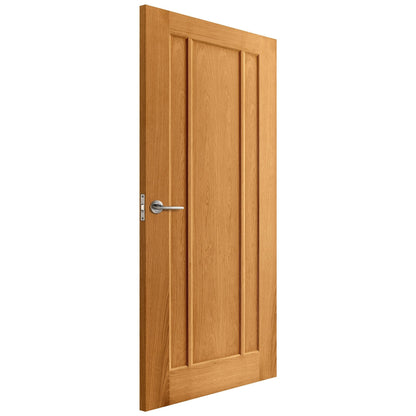 Oak Internal Fully Finished Toledo Made-to-Measure FD30 Fire Door (122651)