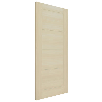 Blonde Oak Fully Finished Endure Laminate Ladder FD30 Internal Fire Door