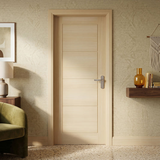 Blonde Oak Internal Fully Finished Endure Laminate Ladder Door