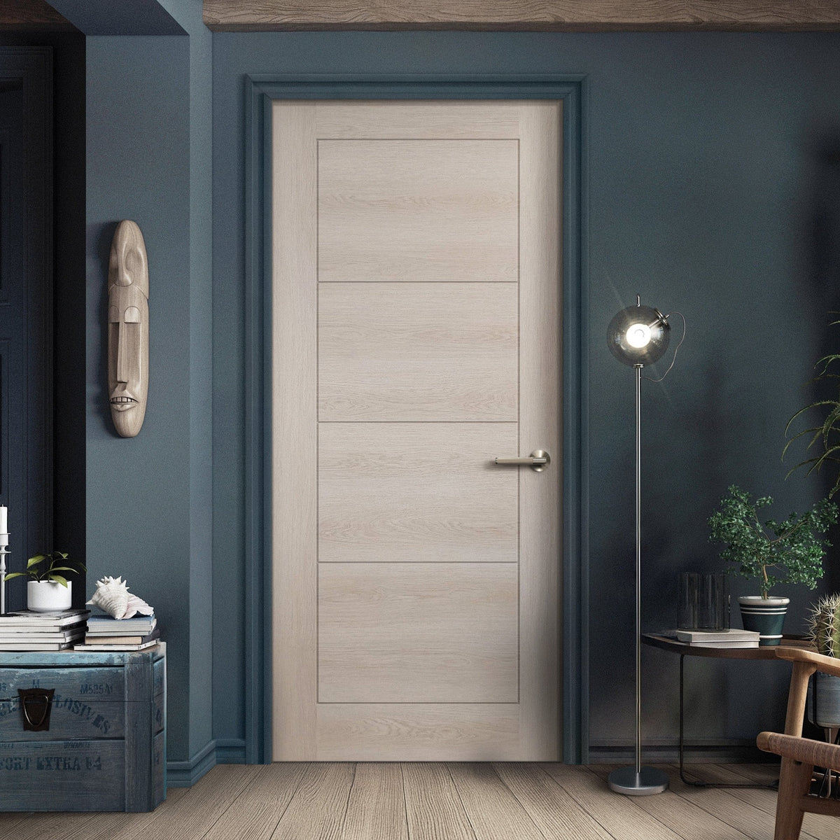 Ivory Fully Finished Internal Endure Laminate Ladder Door (121994)