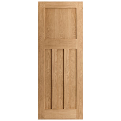 Oak Fully Finished 1930's DX 4 Panel Internal Door