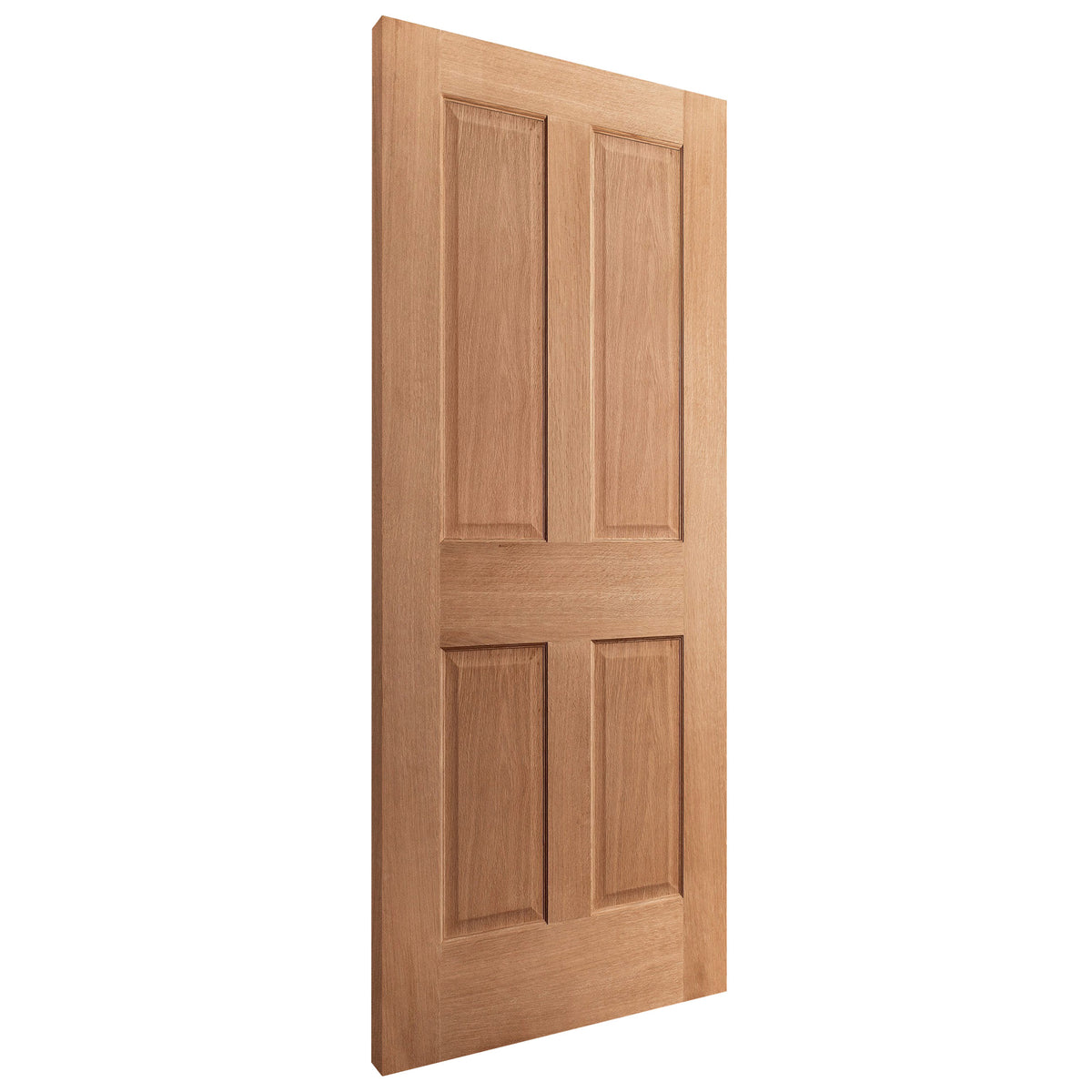 Oak Internal Fully Finished Victorian 4 Panel Flat Fire Door