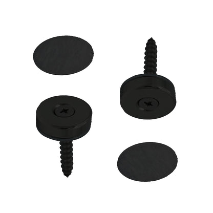 24mm Flush Mounted Countersunk Magnetic Catch - Black