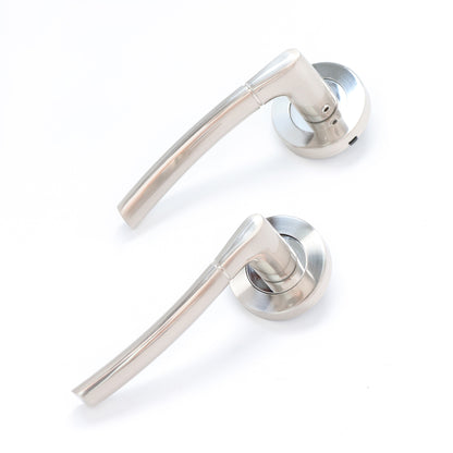 Lifestyle Alcor Lever on Round Rose Handle Set - Polished Chrome