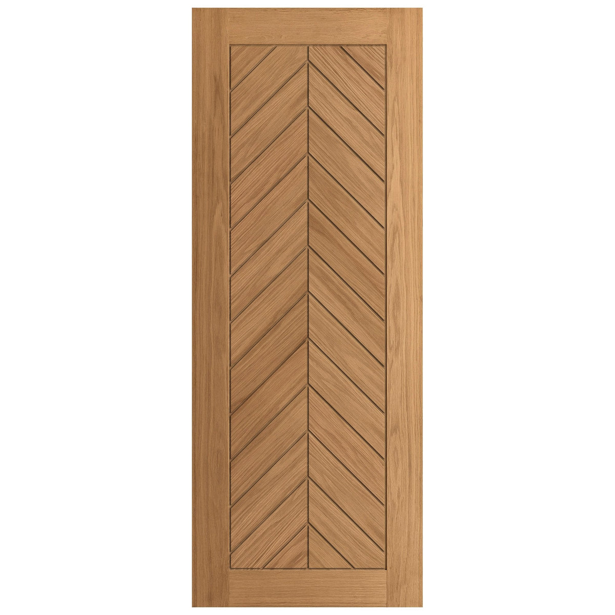 Oak Internal Fully Finished Chevron Door (124129)