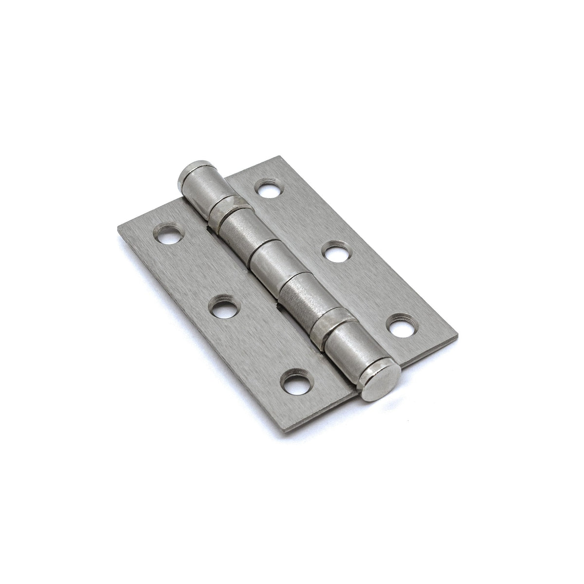 75mm (3) Ball Bearing Butt Hinge Pair - Satin Nickel