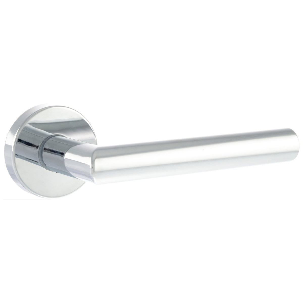 Forme Elle Designer Round Lever Door Handle - Polished Chrome