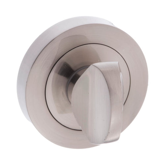 Status Round WC Turn and Release - Satin Nickel