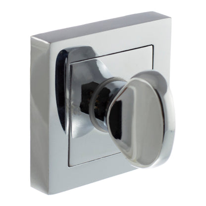 Status Square WC Turn and Release - Polished Chrome