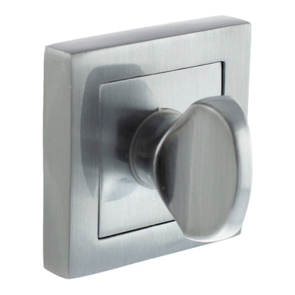 Status Square WC Turn and Release - Satin Chrome