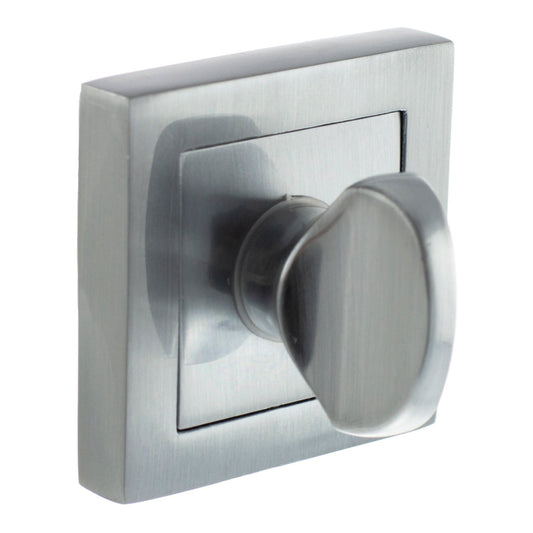 Status Square WC Turn and Release - Satin Chrome