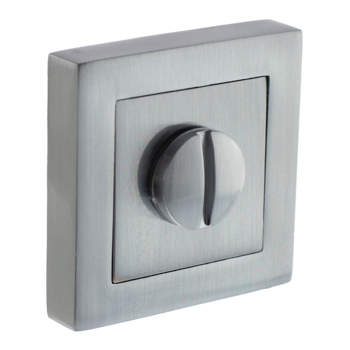 Status Square WC Turn and Release - Satin Chrome