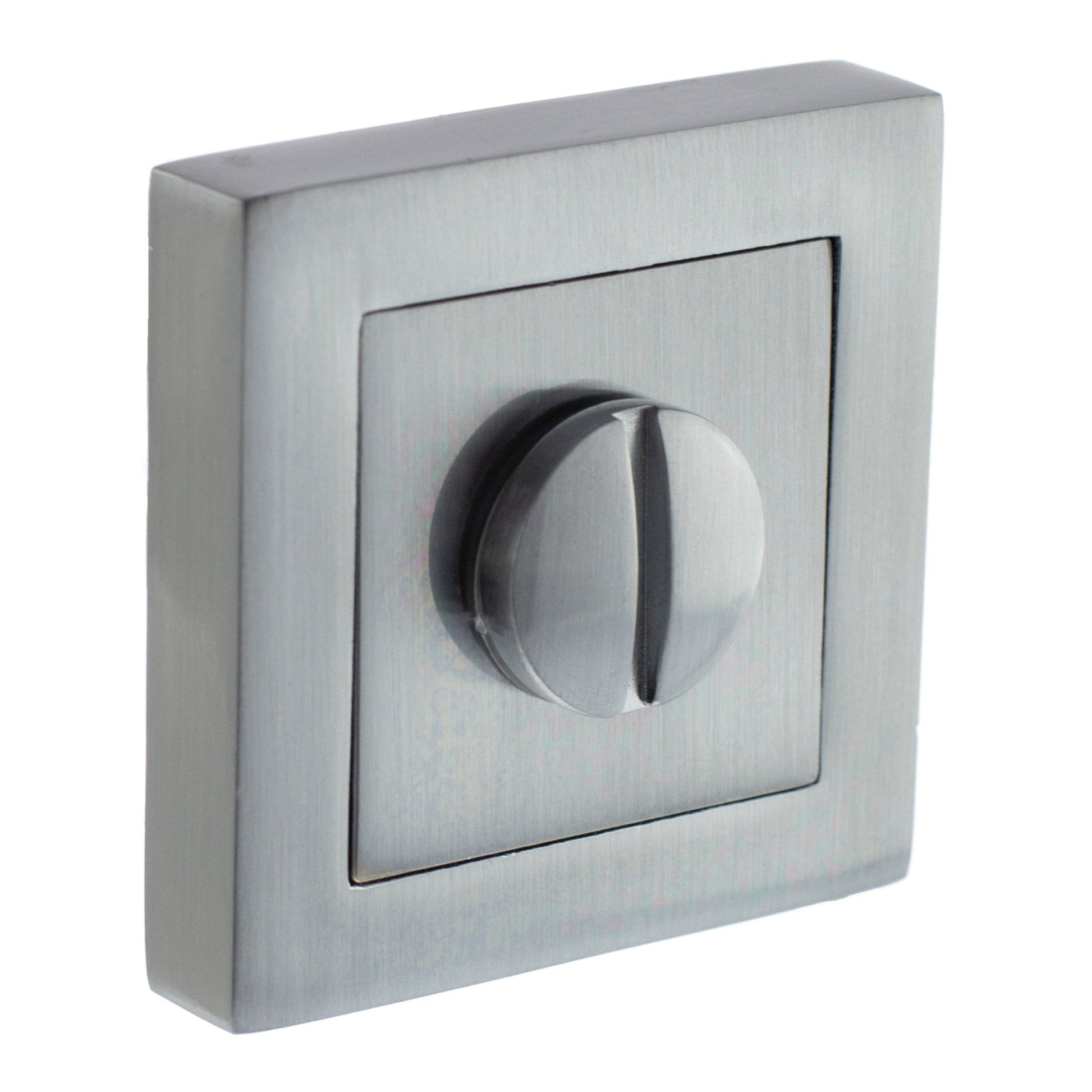 Status Square WC Turn and Release - Satin Chrome