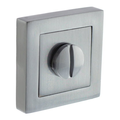 Status Square WC Turn and Release - Satin Chrome