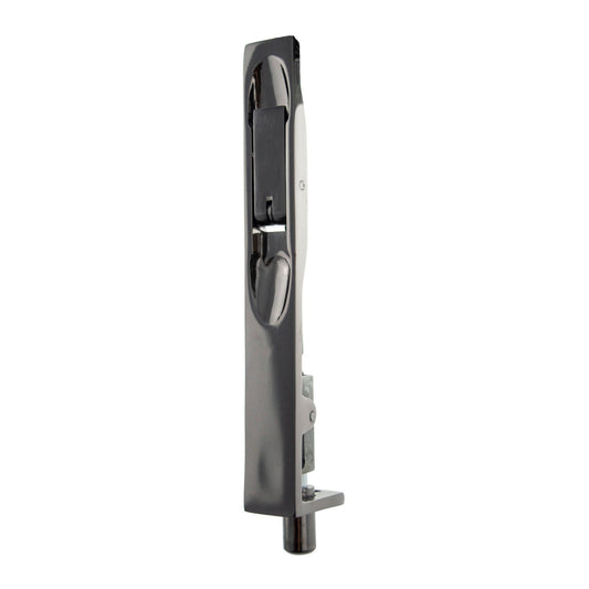150mm (6'') Lever Action Flush Bolt - Black Nickel