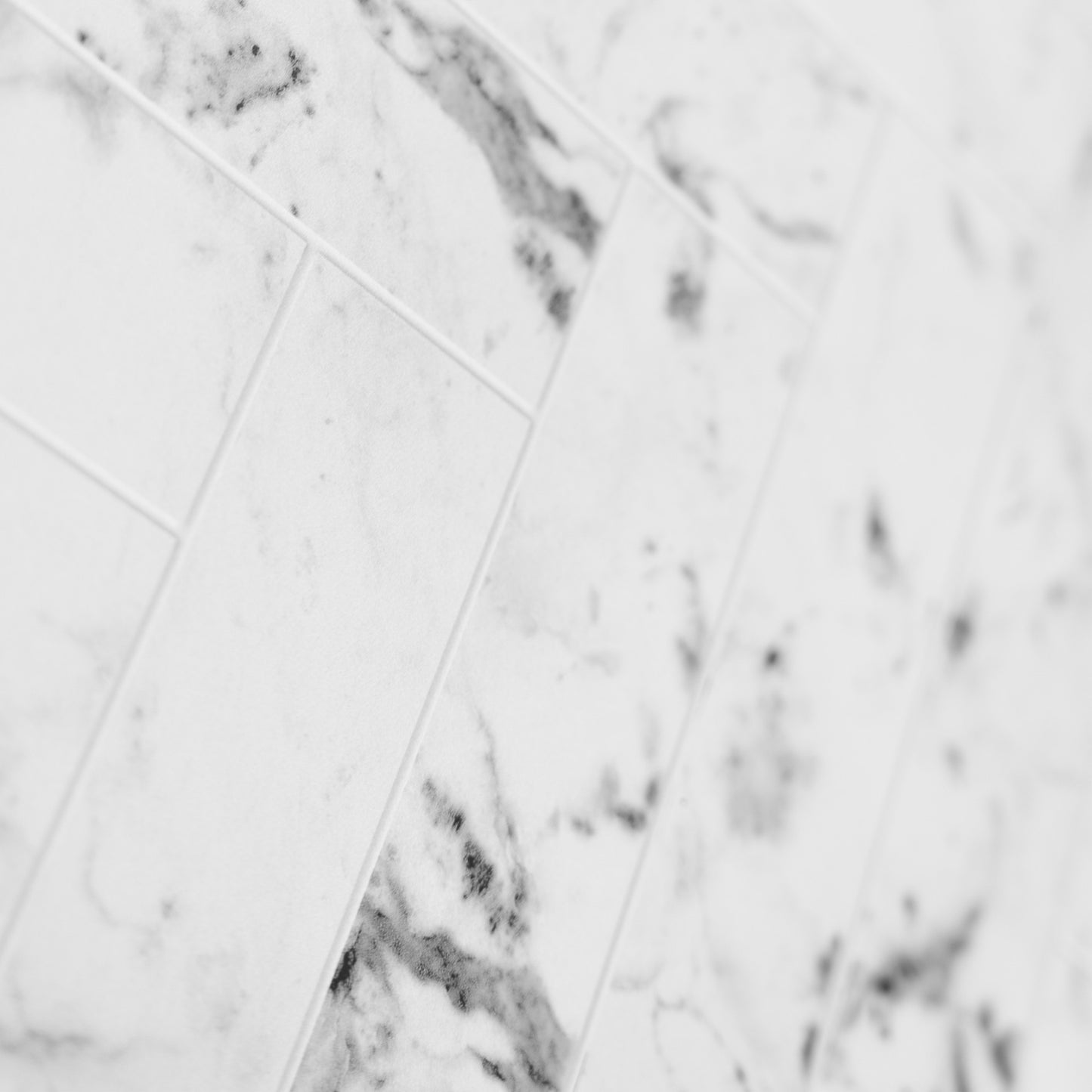 Herringbone Marble - 2440mm Alloy Wetwall Marble Waterproof Wall Panelling