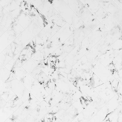 Herringbone Marble - 2440mm Alloy Wetwall Marble Waterproof Wall Panelling
