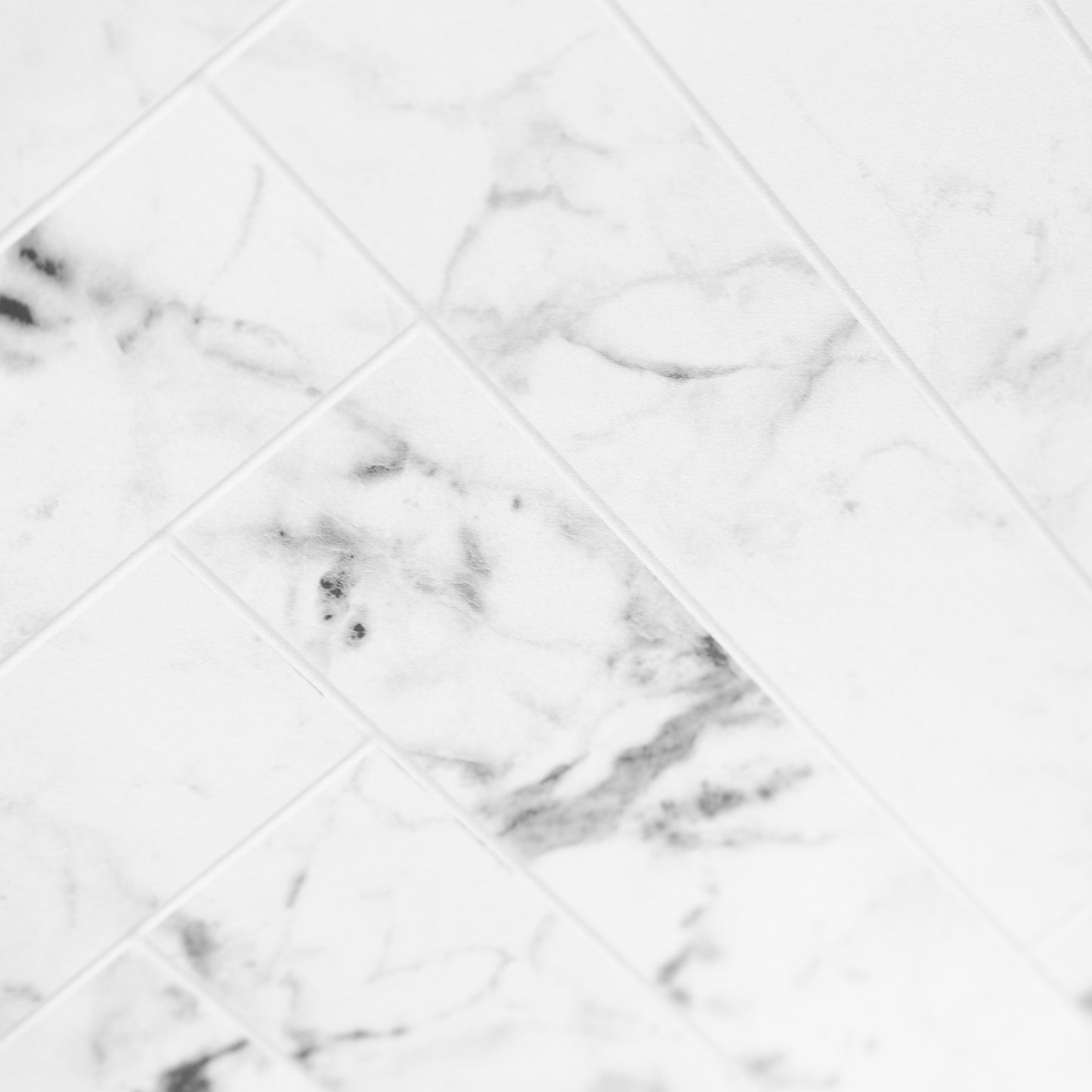 Herringbone Marble - 2440mm Alloy Wetwall Marble Waterproof Wall Panelling