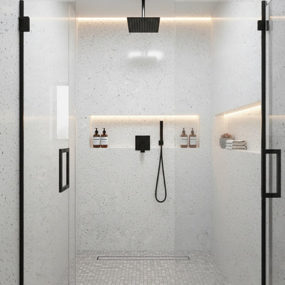 White Sparkling - 2420mm Wetwall Matt Waterproof Wall Panelling