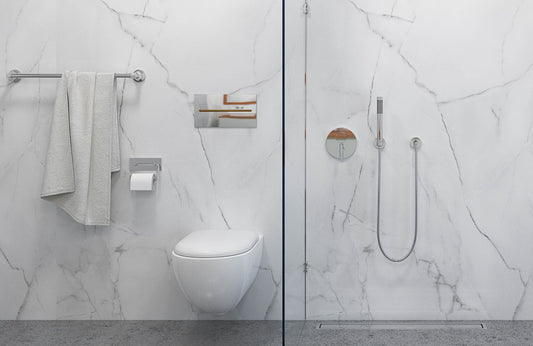 Modern Marble - 2420mm Wetwall Matt Waterproof Wall Panelling