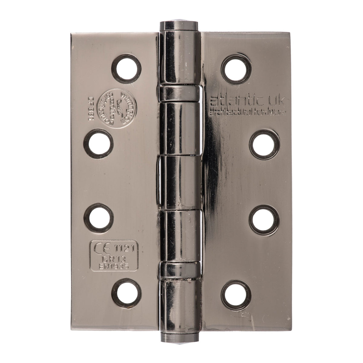 102mm (4) CE13 Fire Rated Ball Bearing Hinge Pair - Black Nickel