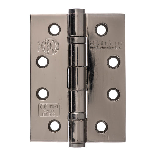 102mm (4) CE13 Fire Rated Ball Bearing Hinge Pair - Black Nickel