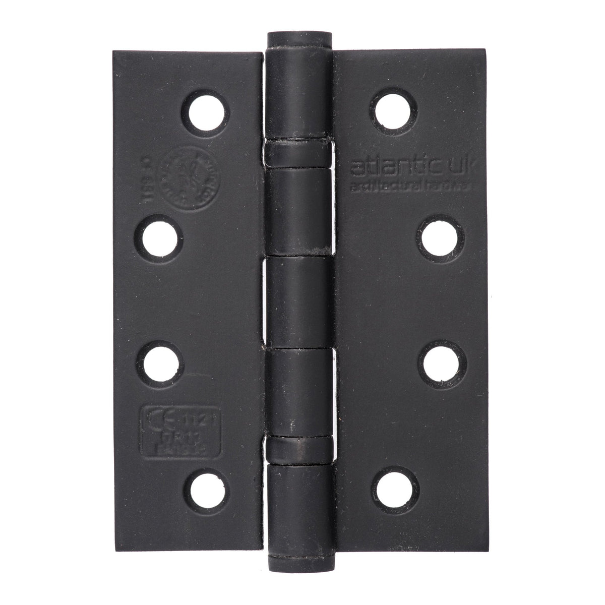 102mm (4) CE13 Fire Rated Ball Bearing Hinge Pair - Matt Black