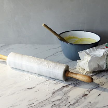 Calcutta Marble - Rounded Edge Laminate Worktop 3050mm x 600mm x 38mm