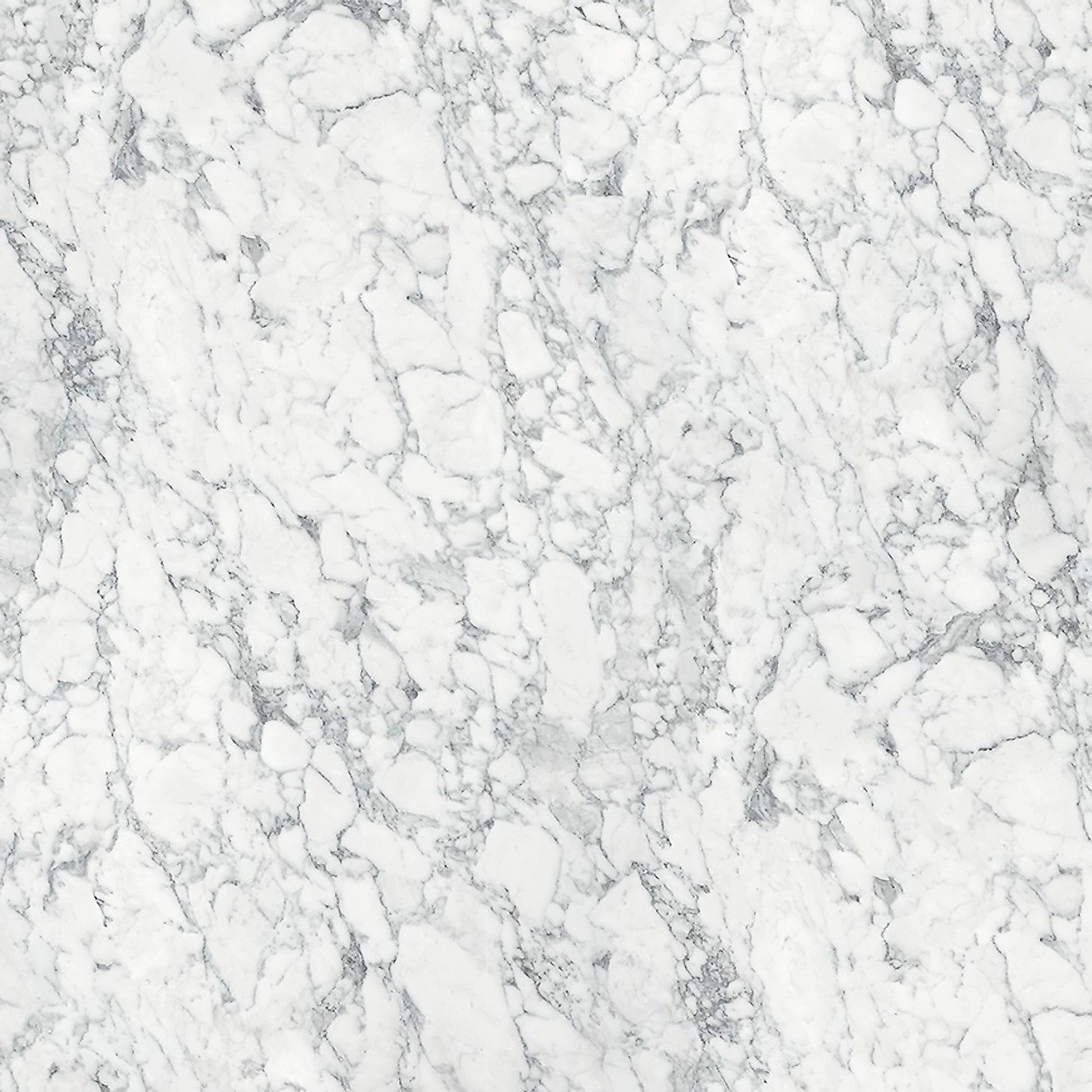 Marmo Bianco - Rounded Edge Laminate Worktop 3050mm x 600mm x 38mm