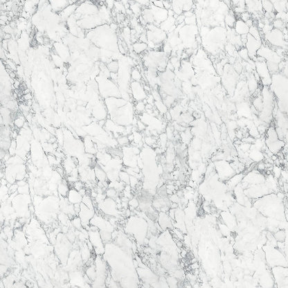 Marmo Bianco - Rounded Edge Laminate Worktop 3050mm x 600mm x 38mm